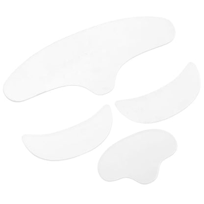 4 Pcs Silicone Pads Anti Wrinkle Aging Reusable Silicone Eye Mask Cheek Forehead Anti Face Wrinkle Sticker Skin Lifting Care