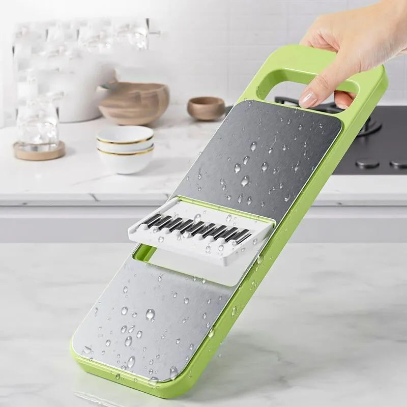 Multifunctional Vegetable Slicer with Basket