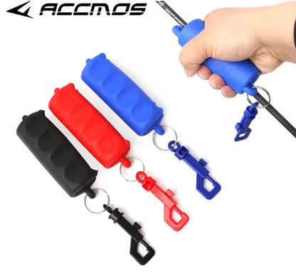 Outdoor Rubber 1PC Outdoor Silica Gel Archery Shoot Bow Arrow Puller Remover with Keychain Shooting Target Accessory Tool