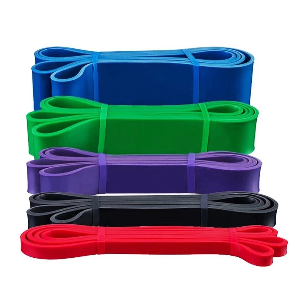 Resistance Bands Exercise Elastic Natural Latex Workout Ruber Loop Strength Rubber Band For Fitness Equipment Training Expander