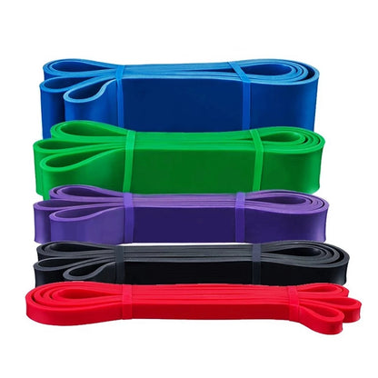 Resistance Bands Exercise Elastic Natural Latex Workout Ruber Loop Strength Rubber Band For Fitness Equipment Training Expander