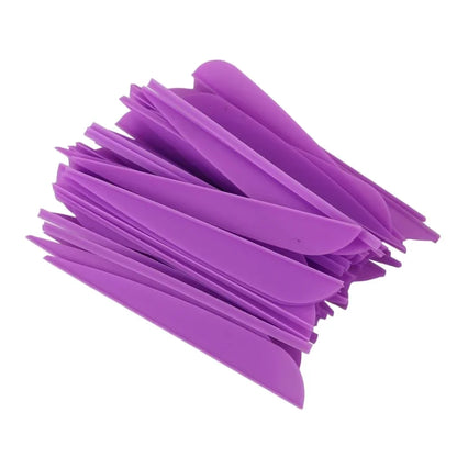 36Pcs 1.75/2.5/2.8/3/4 Inches Plastic Feather Arrow Vanes DIY for Arrows Bows Hunting Shooting Accessory Tool