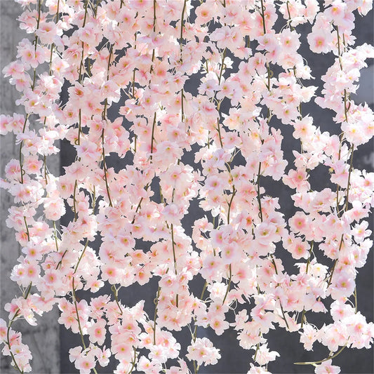 Artificial Flowers Sakura Vine