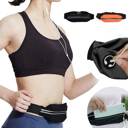 Waterproof Running Waist Bag Sports Jogging Outdoor Mobile Phone Holder Belt Bag Female Male Fitness Cycling Sports Accessories