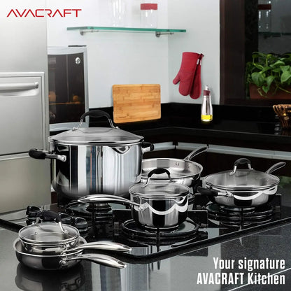 AVACRAFT 18/10 Cookware Set