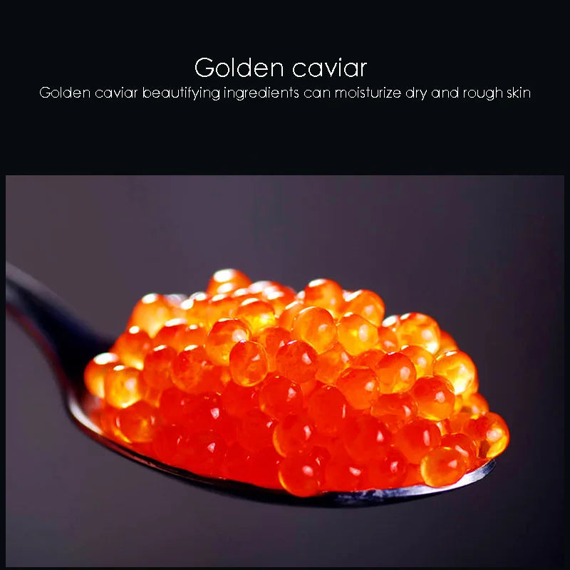 10pcs Golden Caviar Moisturizing Facial Masks Refreshing Oil Control skincare Face Sheet Mask Sheets Masks for Face Skin Care