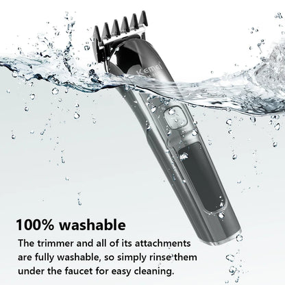 Waterproof Hair Trimmer Face Beard Body Grooming Kit hair Clipper Men Trimer Electric Hair Cutting Machine LCD Digital Display