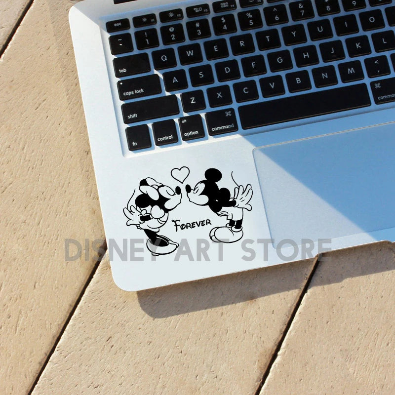 Mickey Minnie Vinyl Wall Sticker Romantic Decals For Bedroom Wall Decoration, Cute Cartoon Decals For Car, Laptop, Cup, Phone