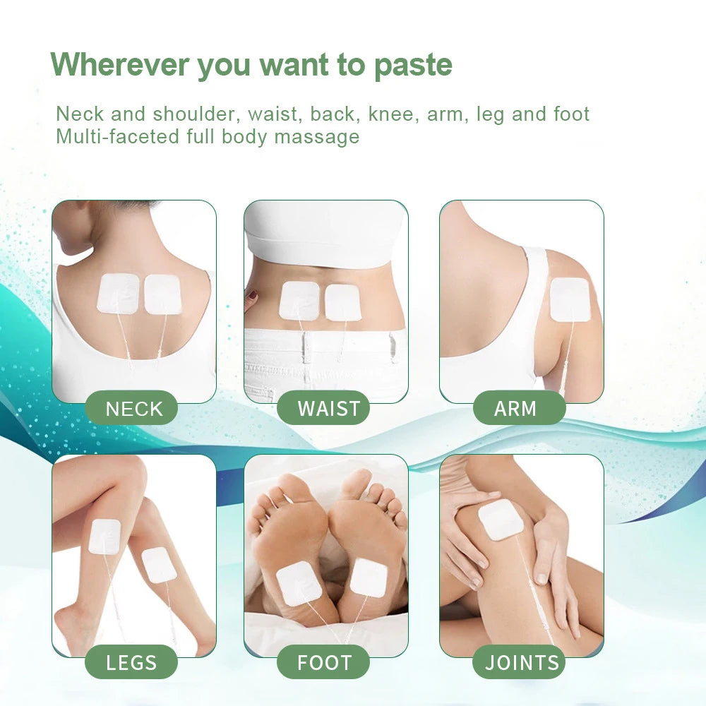 Massager Rechargeable Low Frequency Pulse Therapy Instrument Household Micro Current Dual Output Device