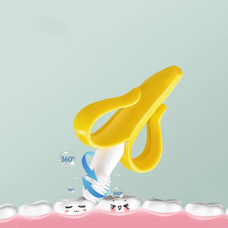 Banana Shaped Silicone Teether Toy