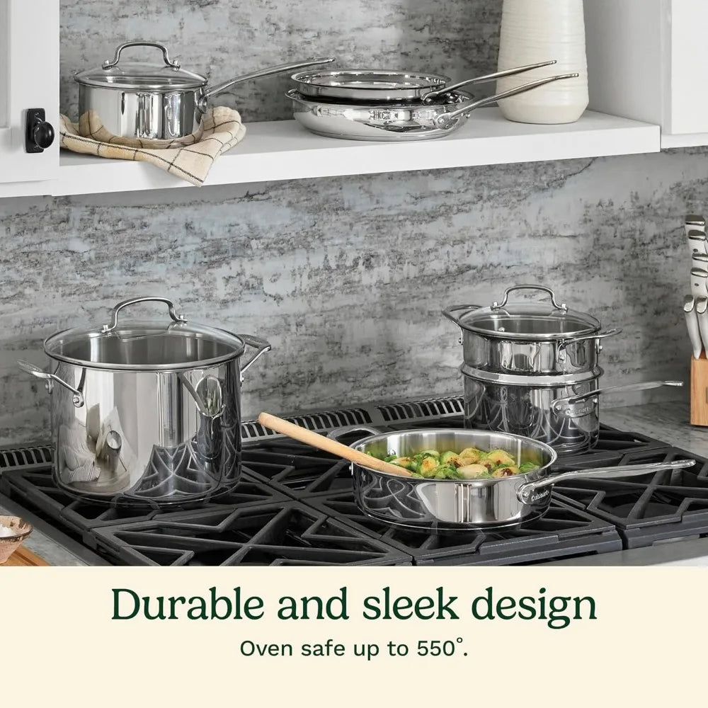 Chef's-Classic-Stainless Collection, Cookware Set