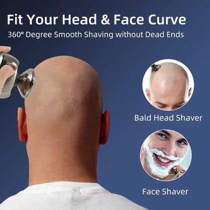 5 in 1 Multifunctional Grooming Kit Men's Rechargeable Bald Head Electric Shaver Beard Nose Ear Hair Trimmer Razor Clipper