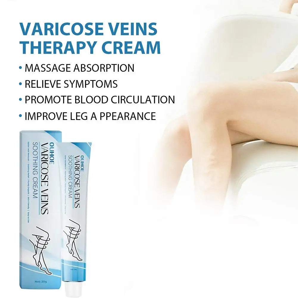 Improve Blood Circulation Varicose Veins Treatment Cream Fast-Acting Reduce Leg Swelling Wellness Cream Soothes Tired