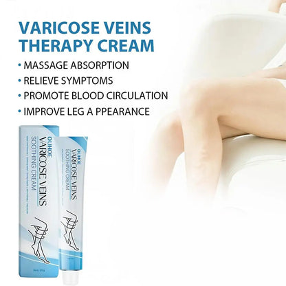 Improve Blood Circulation Varicose Veins Treatment Cream Fast-Acting Reduce Leg Swelling Wellness Cream Soothes Tired