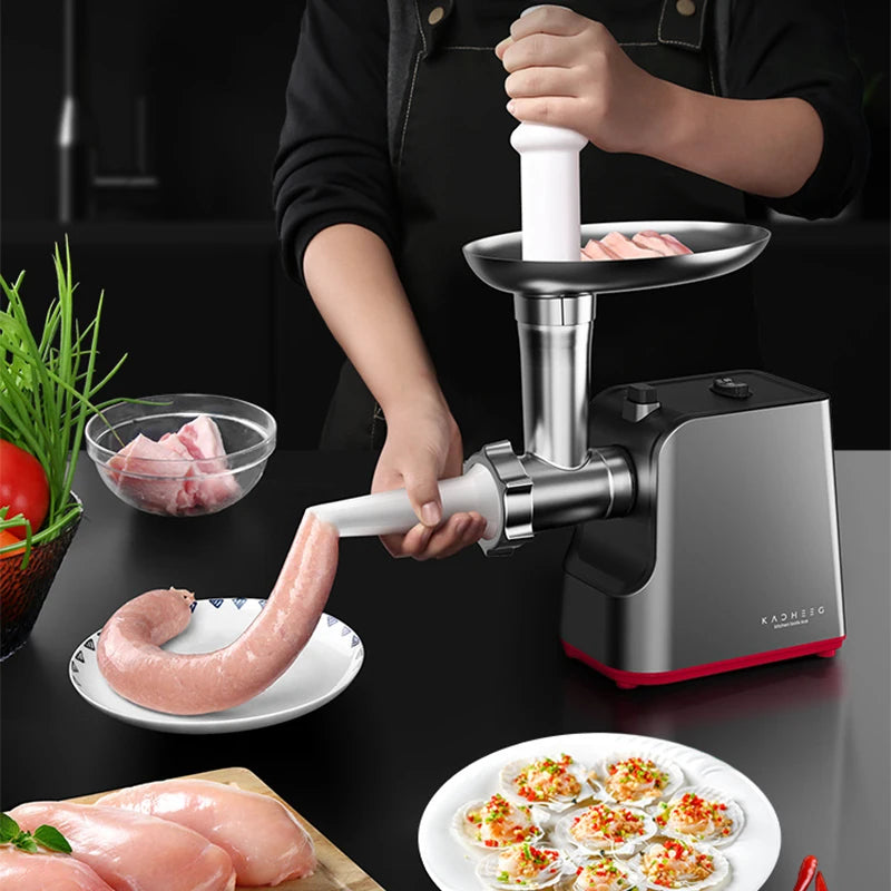 Meat Grinder Sausage Machine Electric Household Small Meat Mincer  Multi-functional Commercial Meat Blender Food Processors