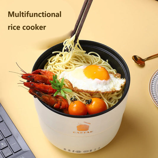 2024 New 1.8L Small Rice Cooker 300W Power Multifunctional Smart Electric Cooking Pot Home Portable Non-stick Hot Pot Soup Pot