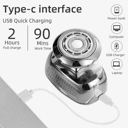 5 in 1 Multifunctional Grooming Kit Men's Rechargeable Bald Head Electric Shaver Beard Nose Ear Hair Trimmer Razor Clipper