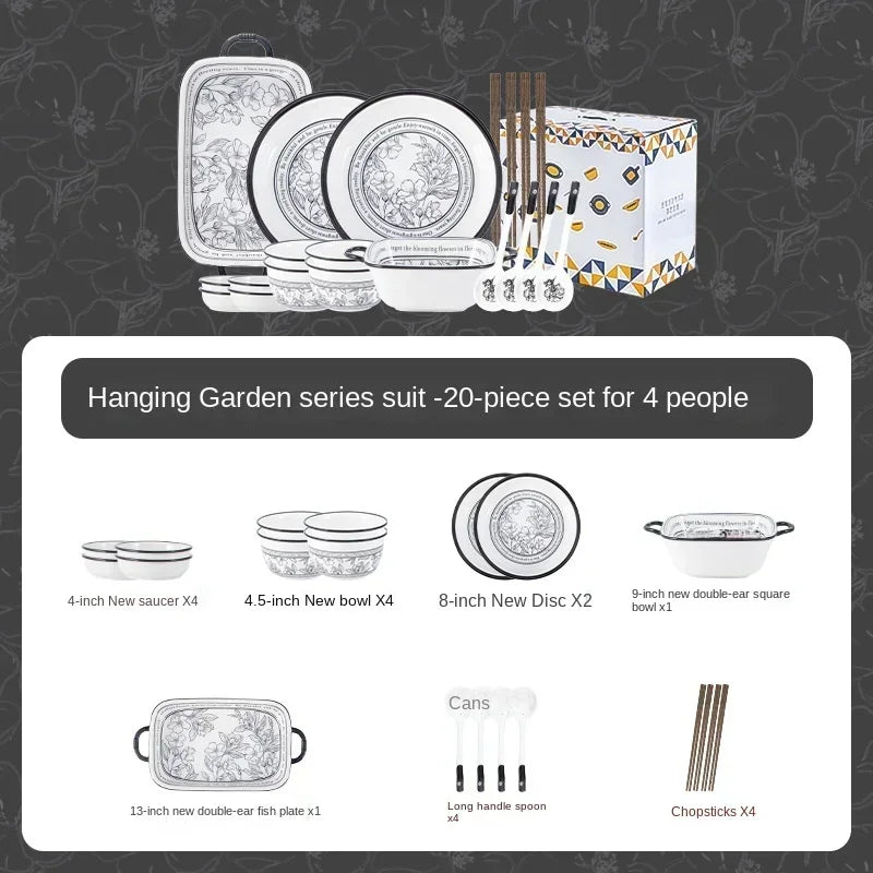 Best Ceramic Bowl Set | Ceramic Tableware Gift Box 