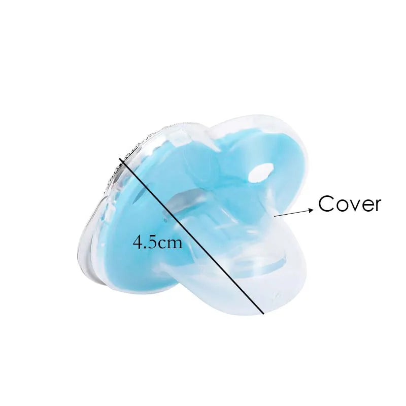 Blue Full Zircon Baby Pacifier Crystal Chain Clip Cover Set Letters Newborn Personalized Luxury Pacifiers Holder Silicone Nipple