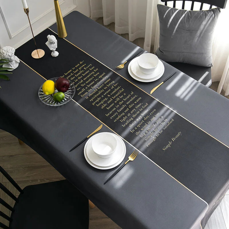 Modern Household Anti-fouling Nordic Tablecloth Rectangular Coffee Table Waterproof And Oil-proof Fabric Tablecloth Mantel Mesa