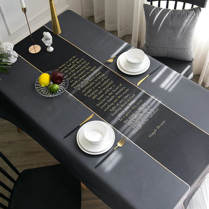 Modern Household Anti-fouling Nordic Tablecloth Rectangular Coffee Table Waterproof And Oil-proof Fabric Tablecloth Mantel Mesa