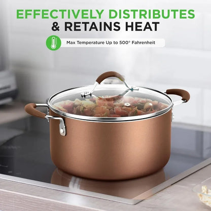 Cooking Pots Sets Non Stick Frying Pans Oven Pot Non-stick Cookware For Kitchen Pots Offers Lids Utensil - Set Dining