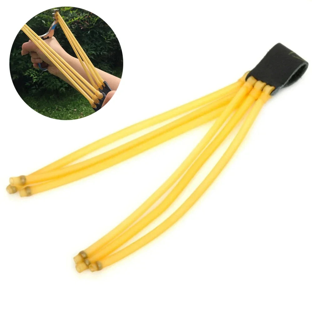 Tactical Hunting Shooting Slingshot Natural Latex Rubber Tube with Outdoor Slingshot Catapult Elastic Parts Tactical Accessories