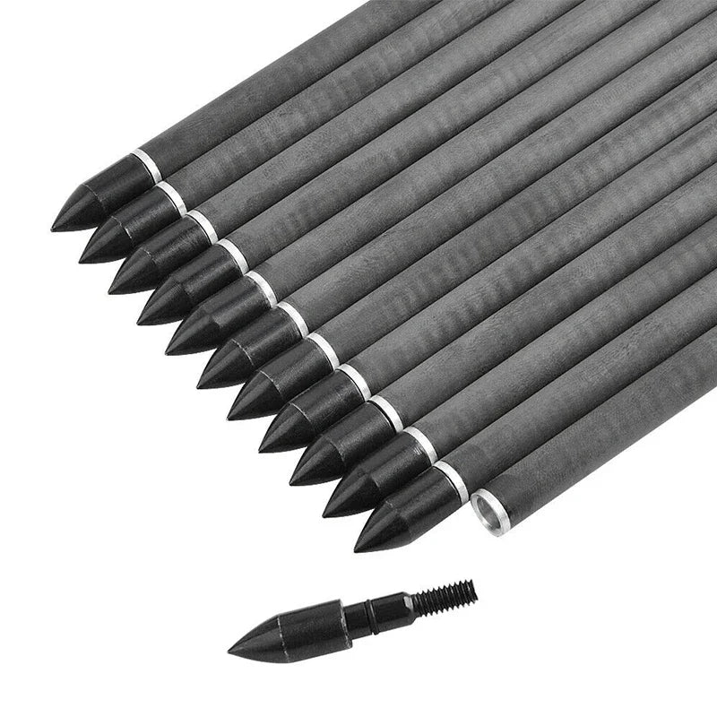 12/24 7.5" 15" Archery Carbon Arrows Spine 400 Crossbow Shooting Arrows Bolts Fit Crossbow Mini Bow Hunting Accessories SHARROW