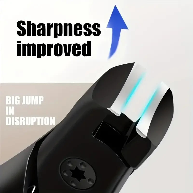 1pc Anti-splash Nail Clippers, Sharp Edge Fingernail And Toenail Clipper Cutter, Stainless Steel Toenail Clipper For Manicure An