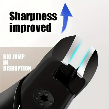 1pc Anti-splash Nail Clippers, Sharp Edge Fingernail And Toenail Clipper Cutter, Stainless Steel Toenail Clipper For Manicure An