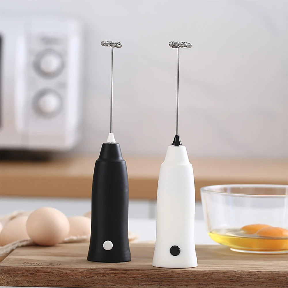 1PC Electric Egg Beater Milk Drink Coffee Whisk Stirrer Mini Milk Frother Mixer Electric Home Kitchen Egg Beater Kitchen Tools