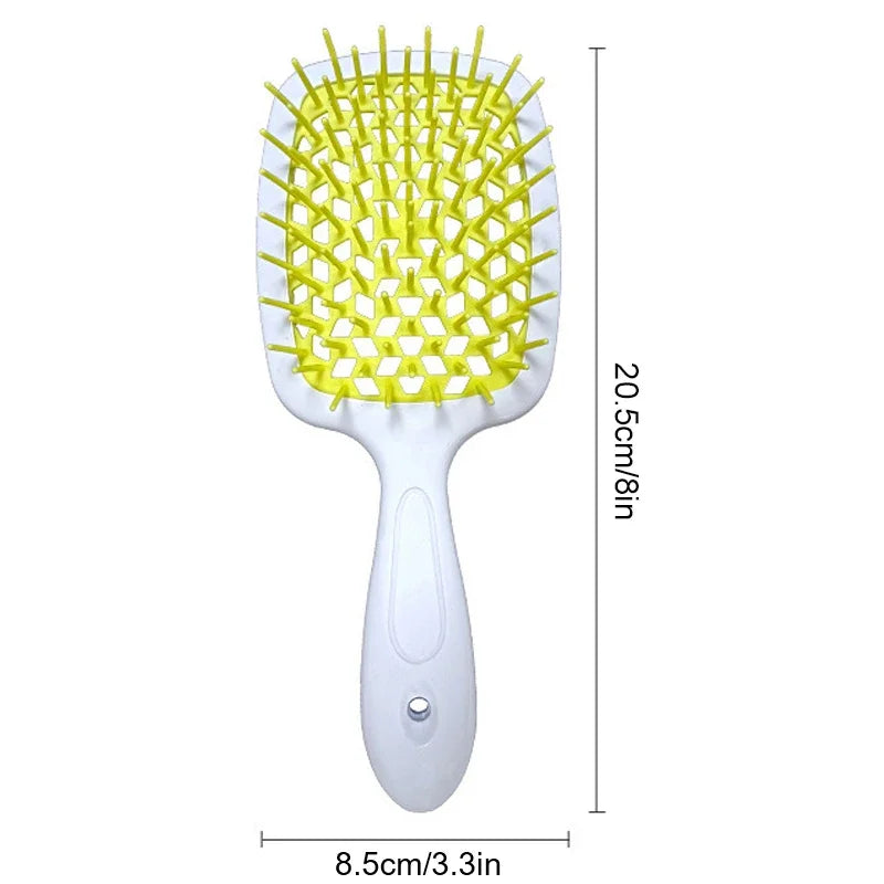 Women's Hair Comb Wide Teeth Air Cushion Combs Scalp Massage Hair Brush Hollow Out Combs Hairdress Styling Tool Accessory Gift