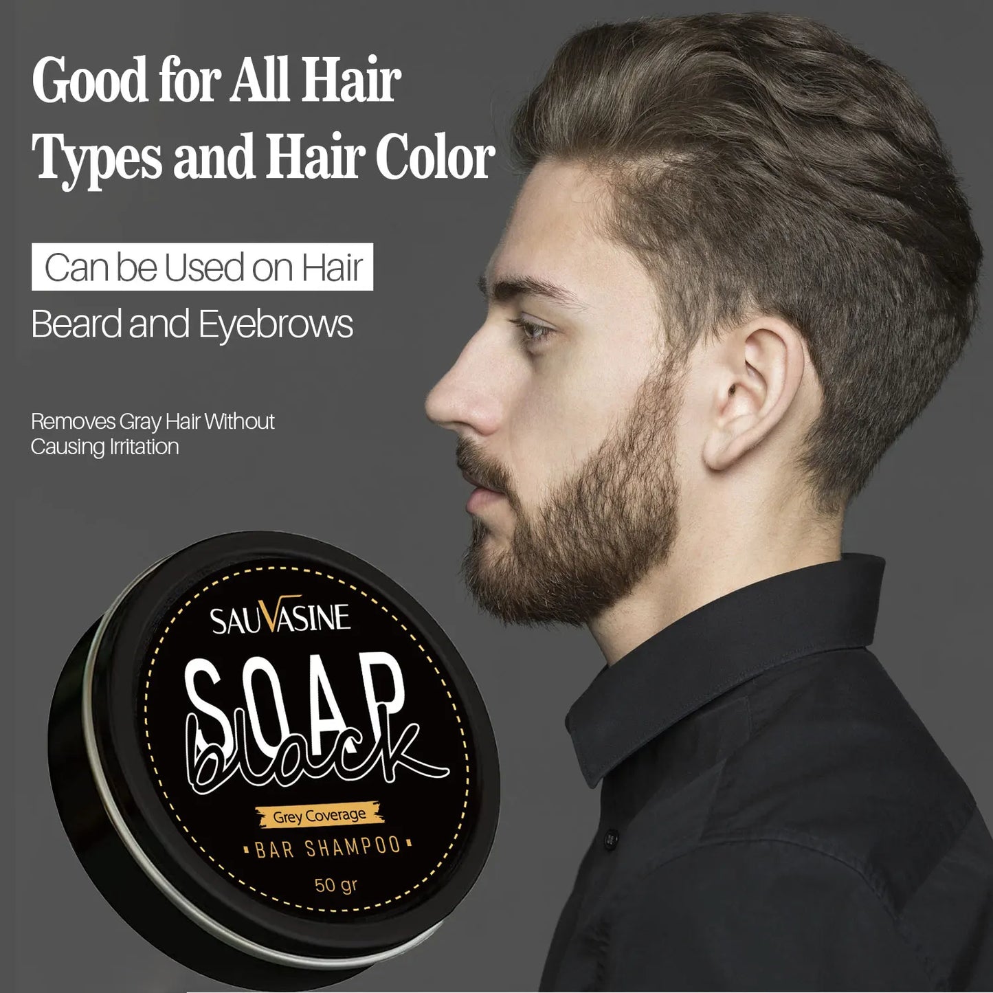 Hair Shampoo Soap Bar Cover Gray Hair Polygonum Multiflorum Dye Canas Hair Dye Shampoo Black Soap White Hair To Black Soap Cover