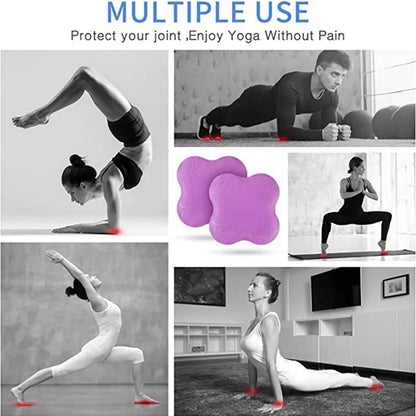 6 Pcs Yoga Pads Extra Thick Kneeling Pad Anti Slipping Knee Cushion Support Pad For Yoga Exercise Meditation Workout