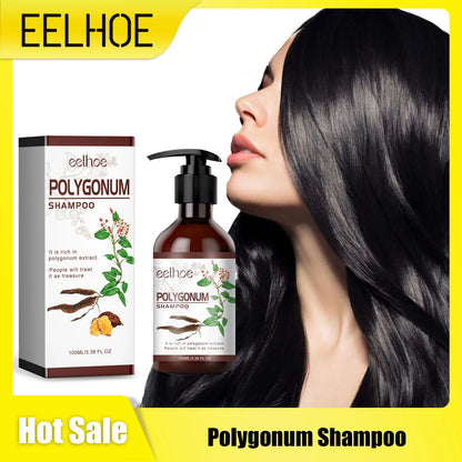 EELHOE Natural Shampoo Dandruff Remover Strengthening Hair Moisturizing Black Hair Growth Anti Baldness Thickening Hair Shampoo