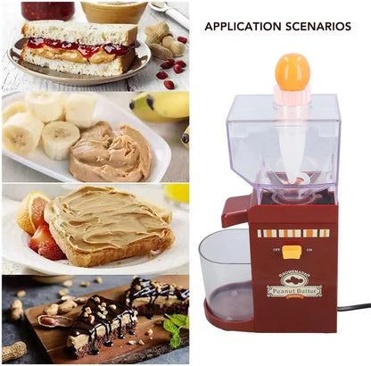 Peanut Butter Machine Nut Grinder Small Cooking Machine 110V-220V Grain Grinder for Peanut Cashew Almond Hazelnut