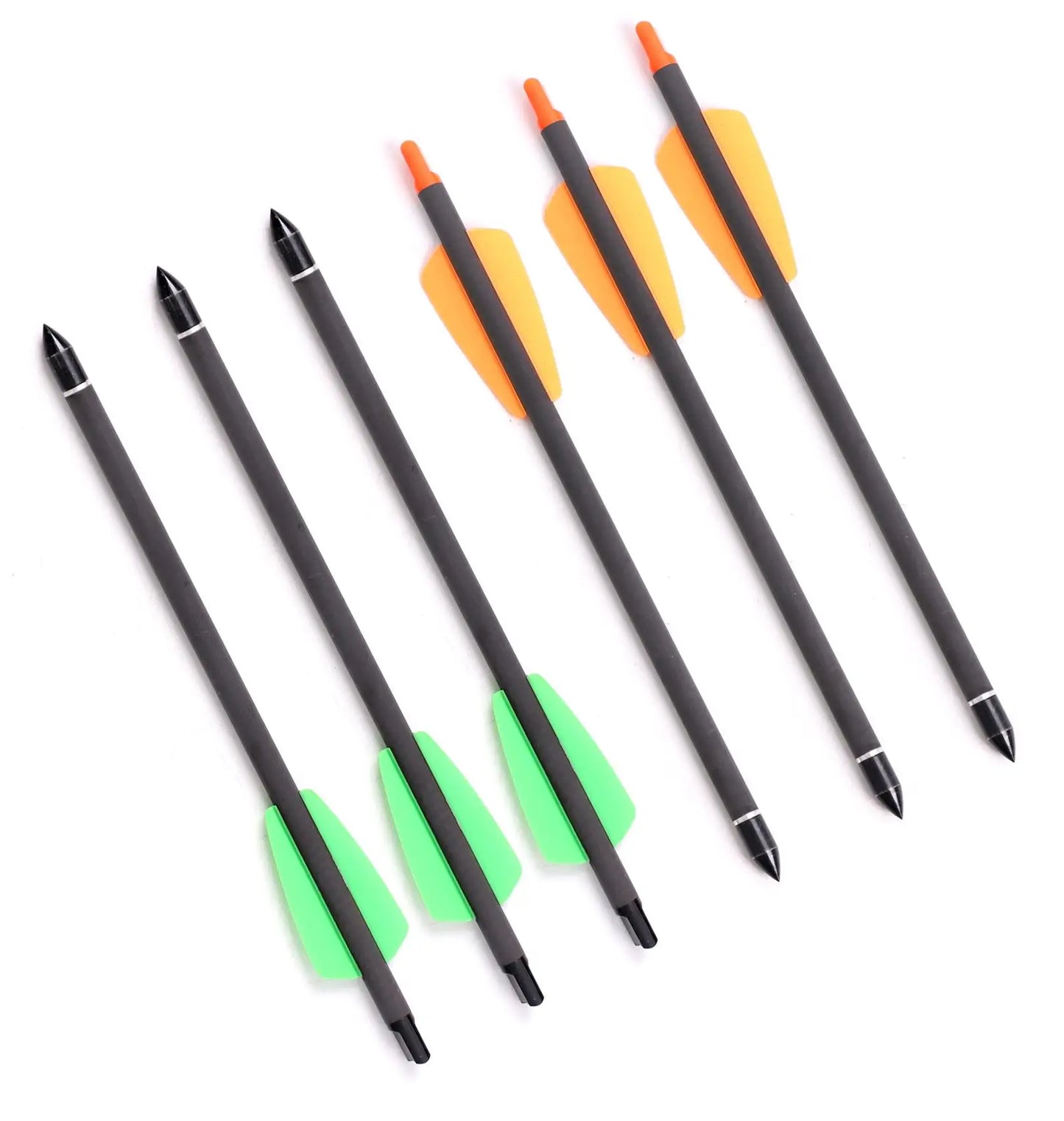Short Arrows 7.5 inch/15 inch Carbon Fiber Arrow Short Bolt OD 7.45mm Hunting Sports Shooting Practice Archery Accessories