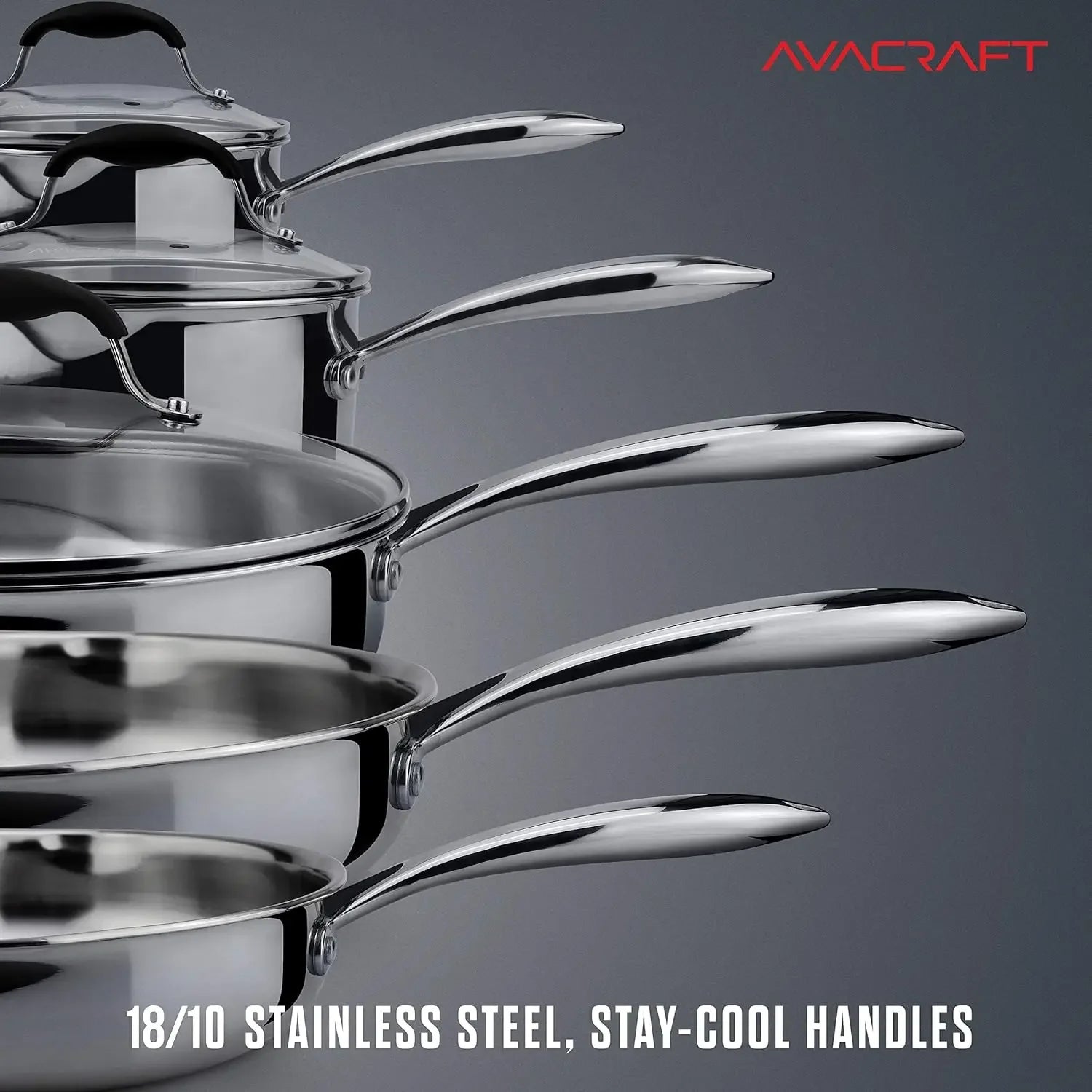 AVACRAFT 18/10 Cookware Set