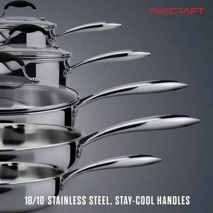 AVACRAFT 18/10 Cookware Set