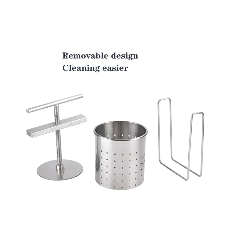Household  Small Manual Hollow Out Stainless Steel Vegetable Stuffing Squeezer Minced Garlic Dehydrator Fillings Stuffing Juicer