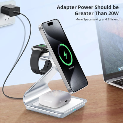 Magnetic 3 in 1 Wireless Charger for iPhone