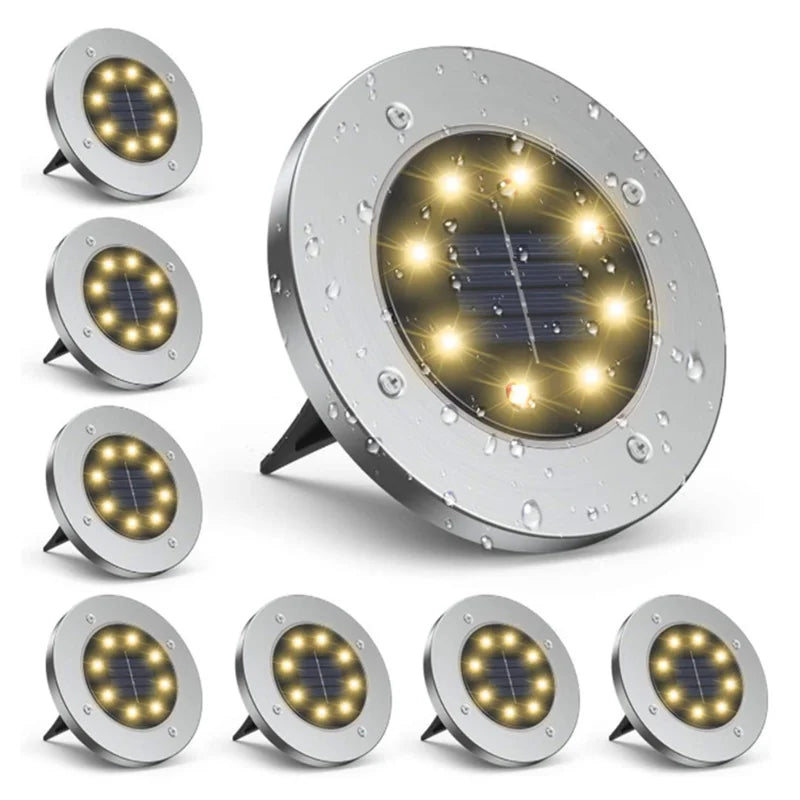 LED Outdoor Solar Power Ground Light