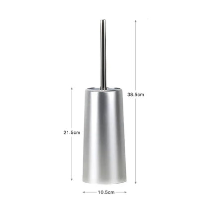 Golden Toilet Brush with Holder Wc Brush Bathroom Cleaning Brush Kit Bathroom Bath Accessories Household Floor Cleaning