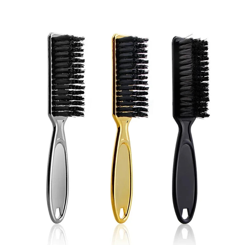 Plastic Handle Hairdressing Soft Hair Cleaning Brush Barber Neck Duster Broken Hair Remove Comb Hair Styling Tools Comb Barber