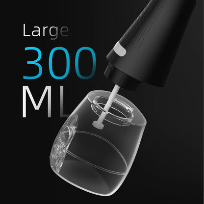 Dental Oral Irrigator Water Flosser Thread Teeth Pick Mouth Washing Machine 5 Nozzels 3 Modes USB Rechargeable 300ml Tank Dental
