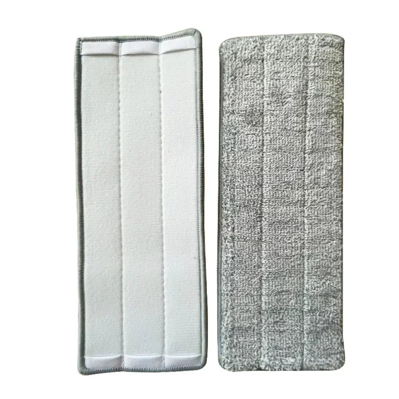 Replace Mop Head Microfiber Replacement Head Floor Cleaning Cloth Pads Flat Squeeze Hand Free Wringing Tools for Home, Kitchen