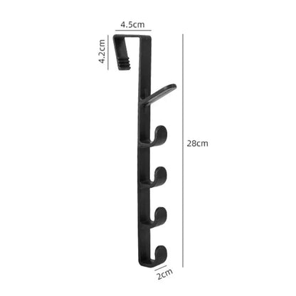 1 Pcs Door Hanger Wall Organizer Hook Bedroom Clothing Hook Holder Coat Hat Bag Rack Kitchen Home Storage Organization