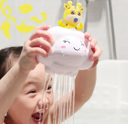 Baby Bath Toy, Bathing Cute Swimming Water Spraying Clouds Shower Bath Summer Sprink Toy Kids Water Playing Bathroom Shower Tool