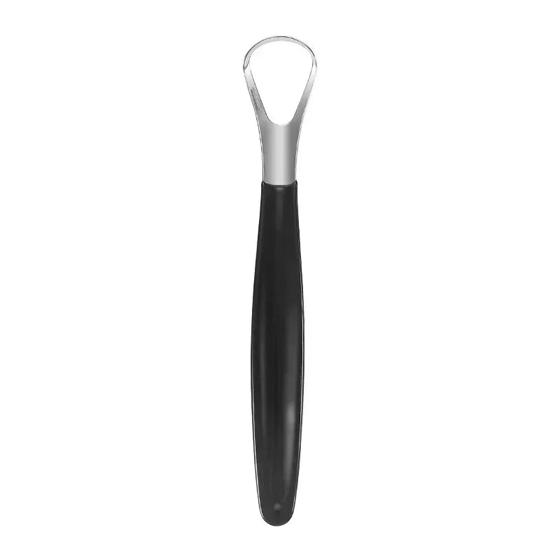 Three-color Stainless Steel Tongue Scraper Tongue Odor Cleaner Opening + Dip Handle U-shaped Open Tongue Scraper Oral Cleaning