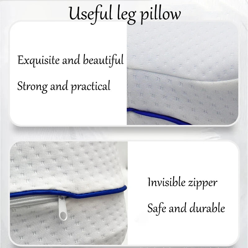Body Joint Pain Relief Ergonomic Design Built for Relaxation Pain Relief Leg Perfet for Gift Home Memory Foam Cotton Leg Pillow